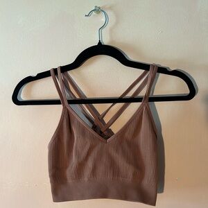 Burnt Red athletic shirt from aerie size medium (worn)